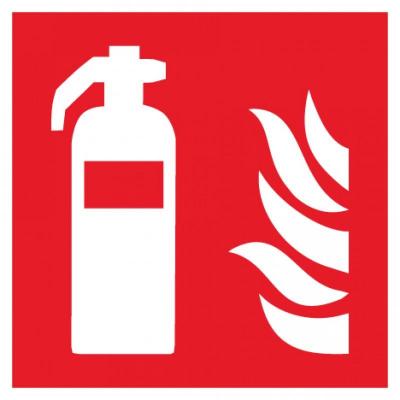 Pictogramme extincteur incendie iso 7010 f001